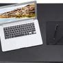 _Sit Standing Desk Height-Adjustable Desk Attachment, Ergonomic Desk Converter for Computer, Laptop and Office Supplies, Compatible with Monitor Holder, Black Image 3