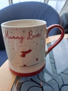 Mummy Bear Christmas Mug