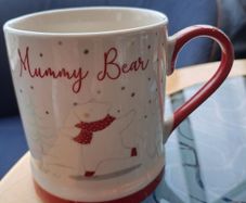 Mummy Bear Christmas Mug