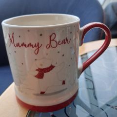 Mummy Bear Christmas Mug