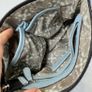 Jessica Simpson Crossbody Bag Womens Small Blue Cream Triple Zip Colorblock Image 5