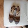 Brown Suede Wedge Shoe Image 2