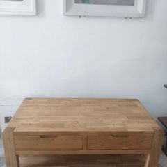 EZ Living Solid Oak Coffee Table