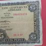 Irish 1967 Lavery Five pound banknote in Fine condition Image 3