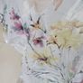 stunning floral on a grey background curtains Image 6