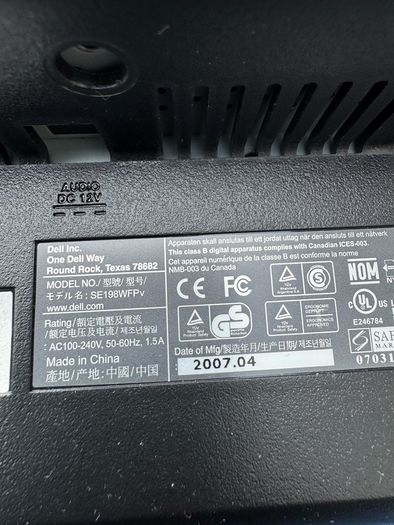 Dell 19' Monitor