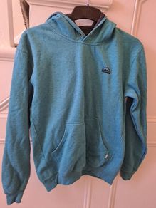 Senqu Hoodie Size S blue green