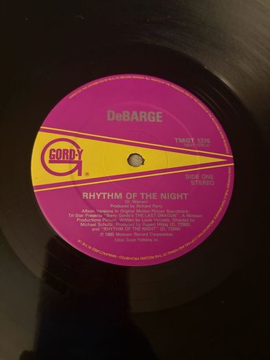 DeBarge Rhythm Of The Night Original 1985 UK 12 Motown Gordy Vinyl