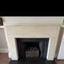 Sandstone fireplace and hearth Image 4