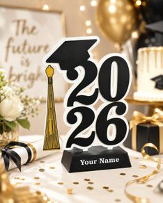 Personalised Graduation 2026 Name Sign