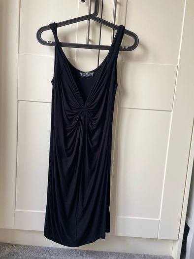 Black mini dress