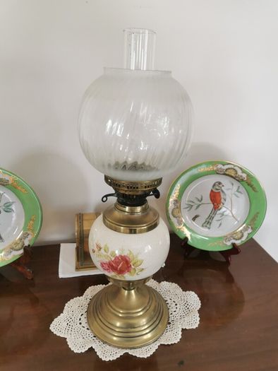 Antique Oil Lamp 1800's