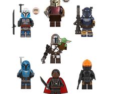 [7-Pack] The Mandalorian & Mandalore Star Wars Minifigure Bundle