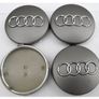 x4 audi grey centre caps 60mm Image 3