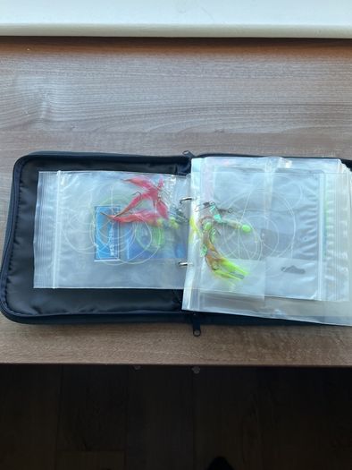 Loaded Abu Garcia Lure Wallet / Tackle Bag (With Lures, Jigs & Feathers)