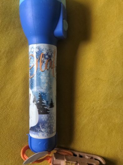 Disney FROZEN OLAF torch with sleigh keychain