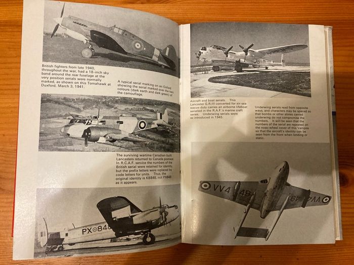 Military book:'British Military Aircraft Serials 1911-1971'