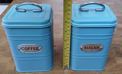 Coffee and sugar containers