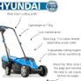 1300W Electric Lawn Mower  33cm Lightweight Corded Lawnmower, 30L Grass Box, Foldable Handle, 3 Cutting Heights, Ideal for Small Gardens Image 2