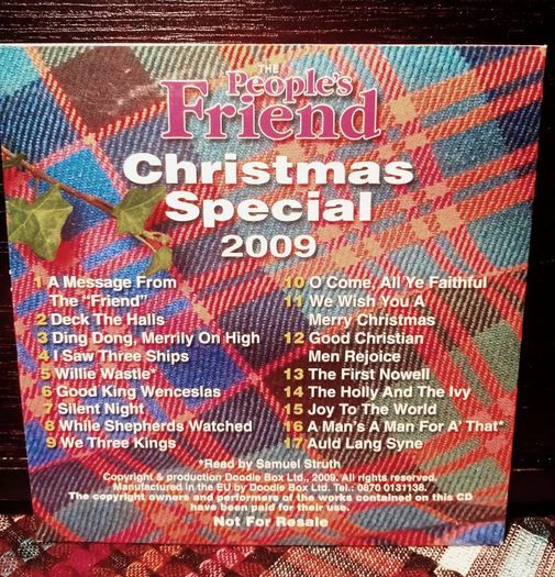 2009. The People's Friend. A Christmas Ceilidh. CD.