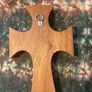 Hand craved wooden mercy cross free postage Image 3