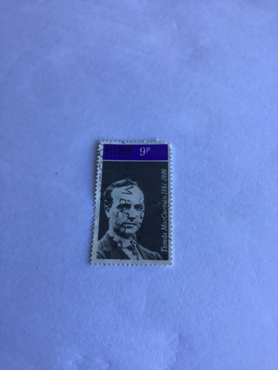 Rare Irish stamp -Tomas Mac Curtain (1884-1920)