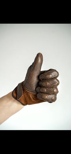 Caferacer Leather Motorcycle Gloves
