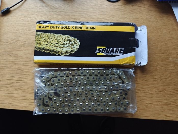 Square Parts Motorbike chain Heavy Duty X-Ring 530-118l