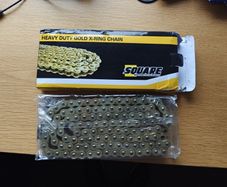 Square Parts Motorbike chain Heavy Duty X-Ring 530-118l