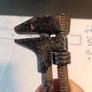 Vintage Hand Forged USSR Pipe Wrench Image 2