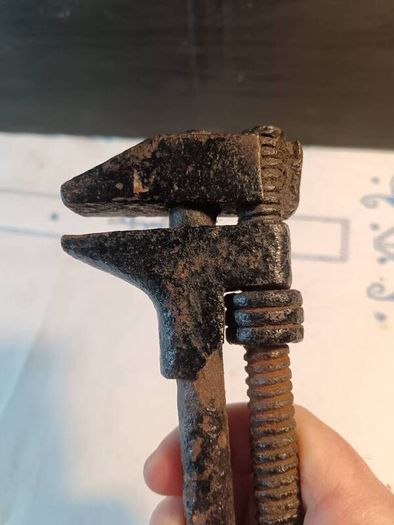 Vintage Hand Forged USSR Pipe Wrench