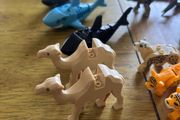 Lego compatible bundle of animals sharks camel and tigers