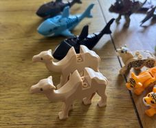 Lego compatible bundle of animals sharks camel and tigers