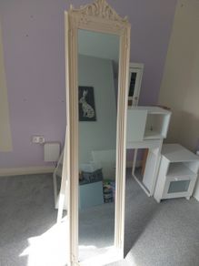 Ornate full length mirror