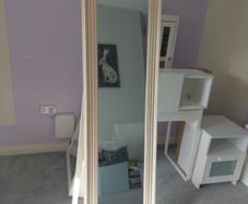 Ornate full length mirror