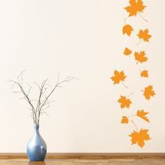 Leaves wall sticker, Cat decals, Home Decor, Wall Decals, Gift Ideas, Halloween Decor, Halloween Decoration, Autumn Decor, Happy Fall