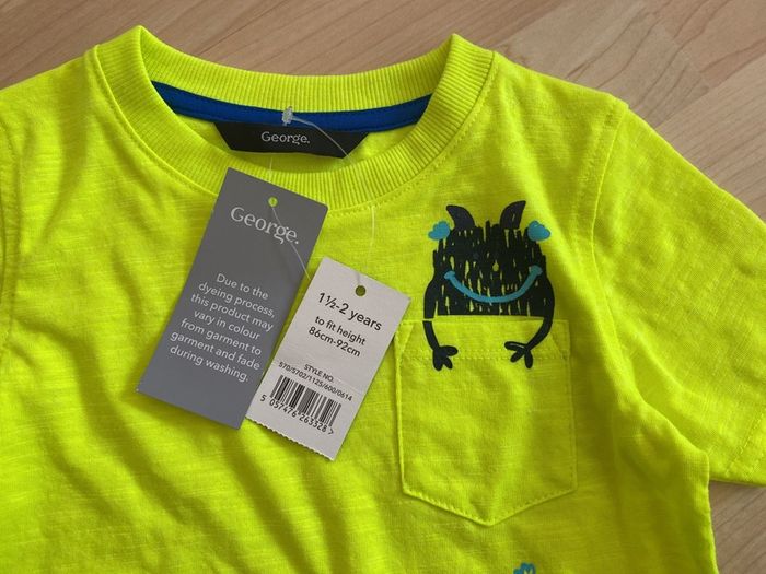 New monster baby boy short sleeve t shirt 1.5-2 years
