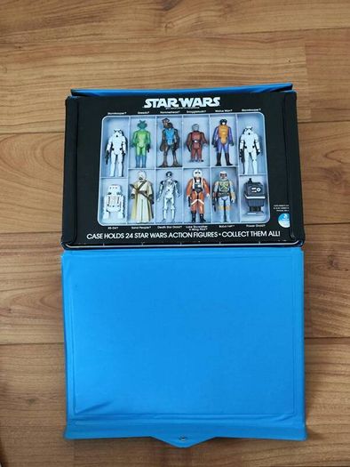 Vintage Star Wars Mini Action Figure Collector's Casy Carry Case Kenner 1978 A New Hope