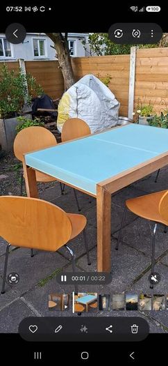 Table and 6 chairs