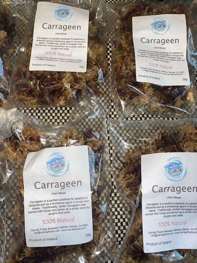 Irish moss organic Carrageen seaweeds 100 % natural superfood