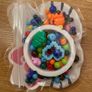 mini beads pack including string Image 3