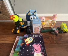 toys and books