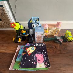 toys and books