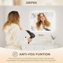 LED Bathroom Mirror with Lights, 450  600 MM Light up Backlit Mirror Bathroom Anti Fog Illuminated Mirrors Dimmable Switch with 3 Colors,Horizontal/Vertical Image 3
