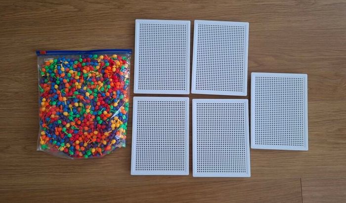 Mosaics and pegboards