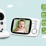 Wireless Video Color Baby Monitor with 3.2Inches LCD 2 Way Audio Talk Night Vision Surveillance Security Camera Babysitter Image 9