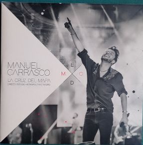 Manuel Carrasco - La Cruz Del Mapa - Directo Estadio Metropolitano Madrid 2 x LP (2019) Latin Pop EX+