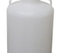 Drum, 20 litre Lt graduated container in litres / gallons with its lid... clean and washed out.