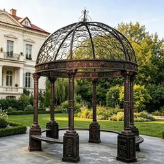 Cast iron gazebo