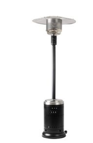 In/outdoor Black Radiant Heater, Patio heater 13.5 KW Sturdy Steel with Wheels